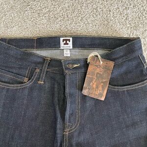 Tellason Men's Indigo Straight Jeans